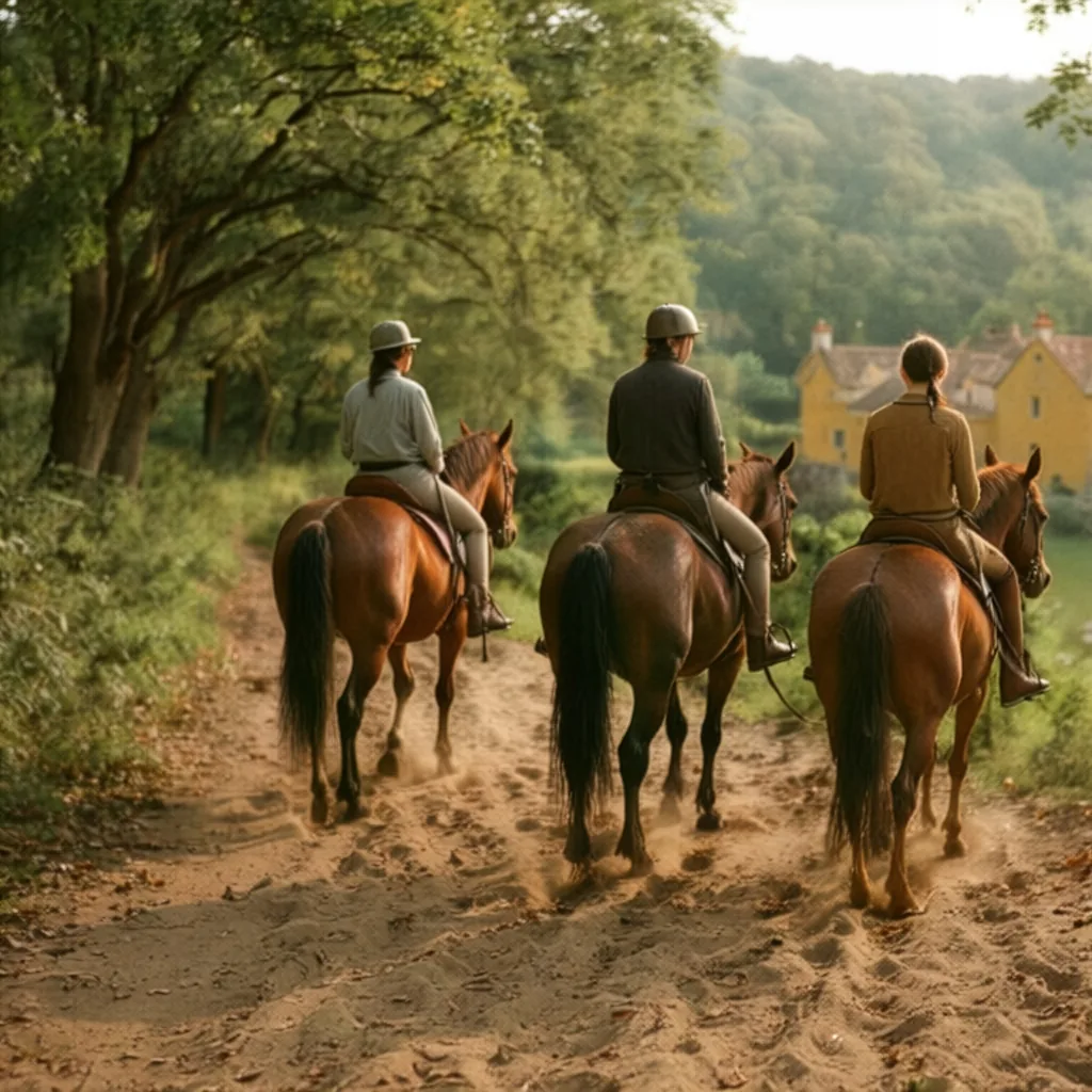 Balade à cheval dans le Lot, autour de Saint-Michel-de-Bannières