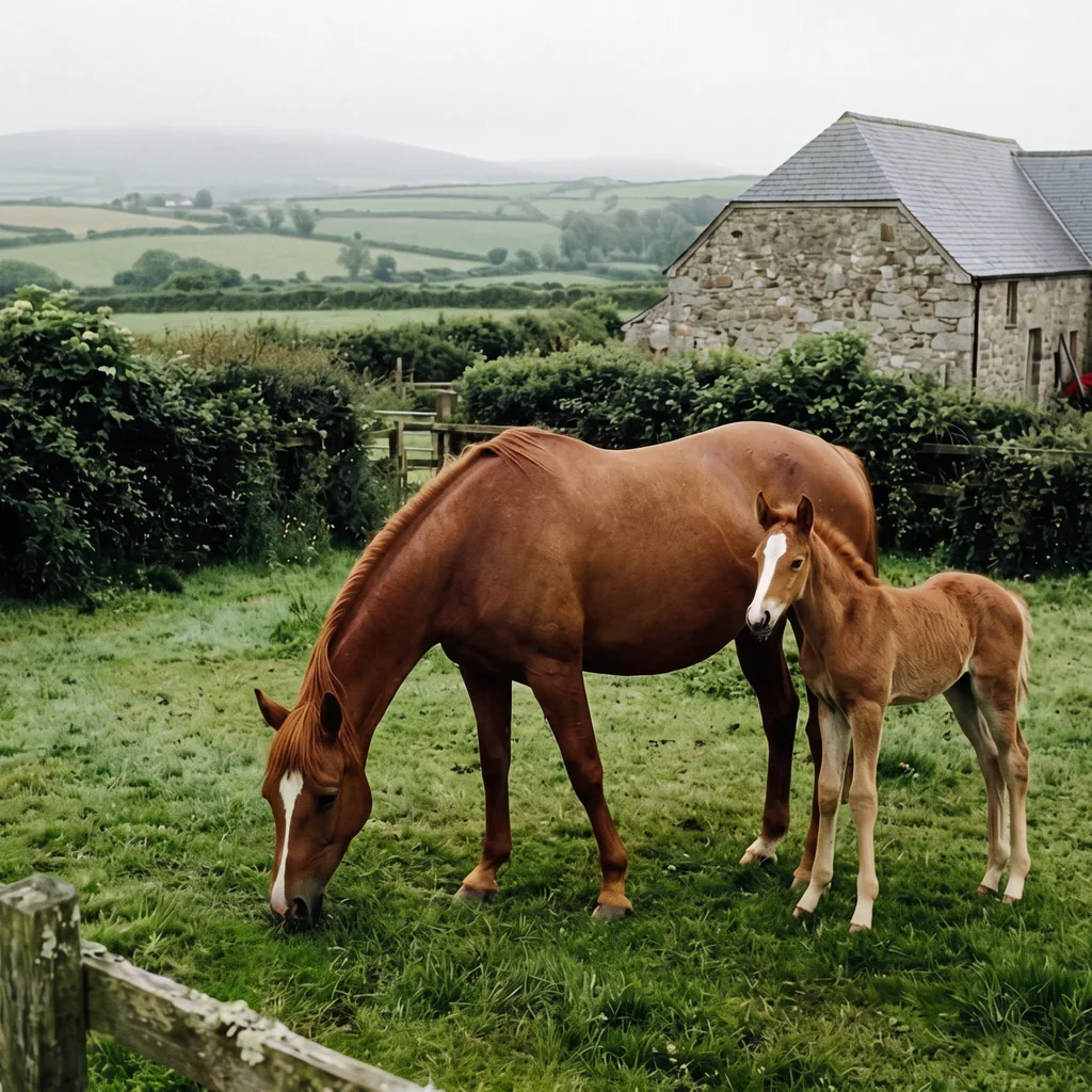 Élevage de chevaux au Equidys – Élevage d'Io, Saint-Michel-de-Bannières