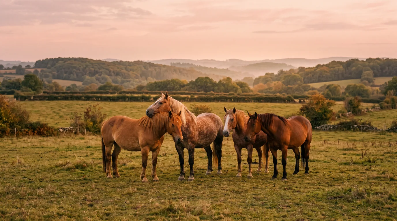 Les chevaux du Equidys – Élevage d'Io en liberté, Lot